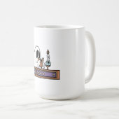 女性Tシャツ、男性シャツ、ママ幽霊Tシャツ、 コーヒーマグカップ (正面右)