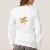 女性Tシャツ"Just Beet It". Tシャツ (裏面)
