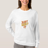 女性Tシャツ"Just Beet It". Tシャツ (正面)