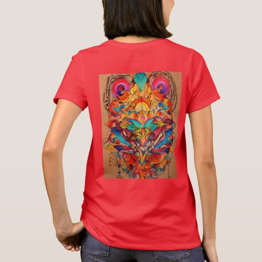 女性Tシャツ Tシャツ (裏面)