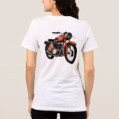 女性Tシャツ、Tシャツ トライブレンドＴシャツ (裏面)