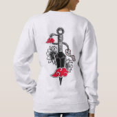 女性t、シャツアニメdigin.ねずこ スウェットシャツ (裏面)