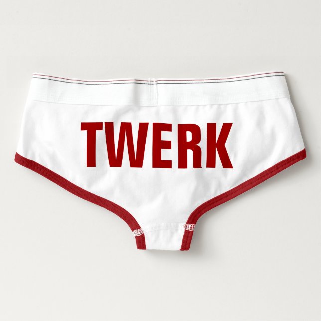 女性TwerkのホットパンツのBoyShortsの下着 ボーイショーツ (裏面)