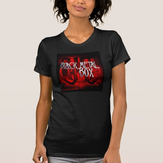 女性V首BMB T Tシャツ (正面)