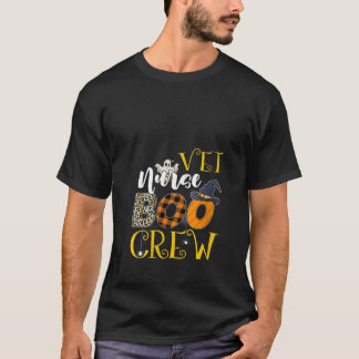 女性VETナースレオパード獣医の看護ハロー Tシャツ