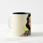 女性Was Insulted ツートーンマグカップ (正面左)