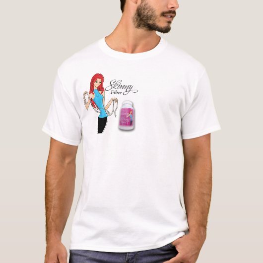 女性White T-Shirtが付いている細い繊維の箱のプリント Tシャツ (正面)