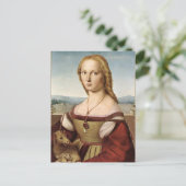 女性With - Raphael Sanzioユニコーン ポストカード (スタンド正面)