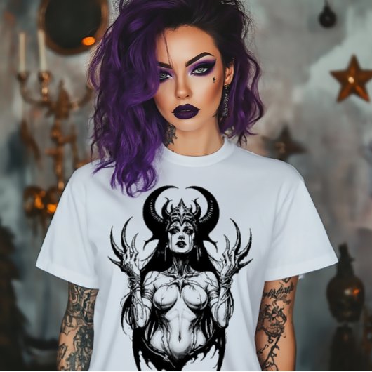 女悪魔 Tシャツ