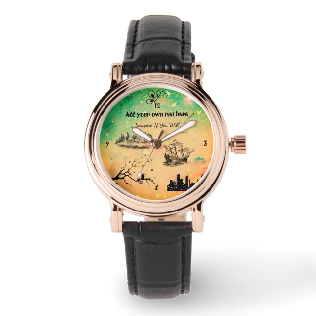 女想像もしズウォッチ 腕時計 (正面)