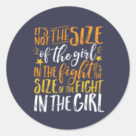 女感動的の子の引用文規模 ラウンドシール