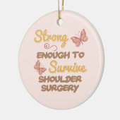 女感動的肩手術 セラミックオーナメント (左)