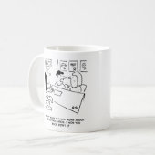 女房がばくち打ち遊を不平にする コーヒーマグカップ (正面左)