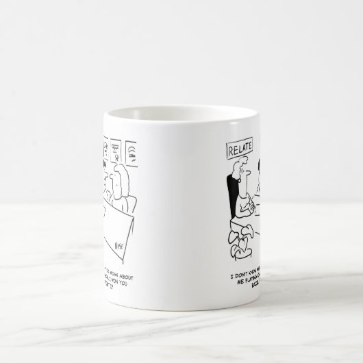 女房がばくち打ち遊を不平にする コーヒーマグカップ (中央)