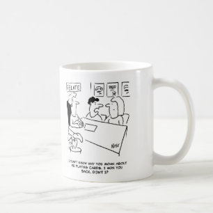 女房がばくち打ち遊を不平にする コーヒーマグカップ