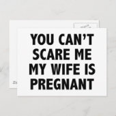 女房が妊娠している怖がらせるわけにはいかない 案内ポストカード (正面/裏面)
