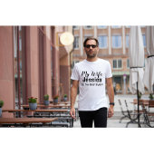 女房が最高の今まパーソナライズされただ Tシャツ