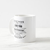 女房には君のシャツが好きだ コーヒーマグカップ (正面左)