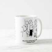 女房は亭主がそんなぎこちない年だと言う コーヒーマグカップ (正面右)