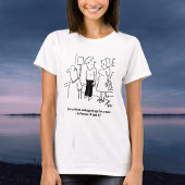 女房は亭主がそんなぎこちない年だと言う Tシャツ