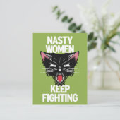 女扱いにく保子はがき ポストカード (スタンド正面)