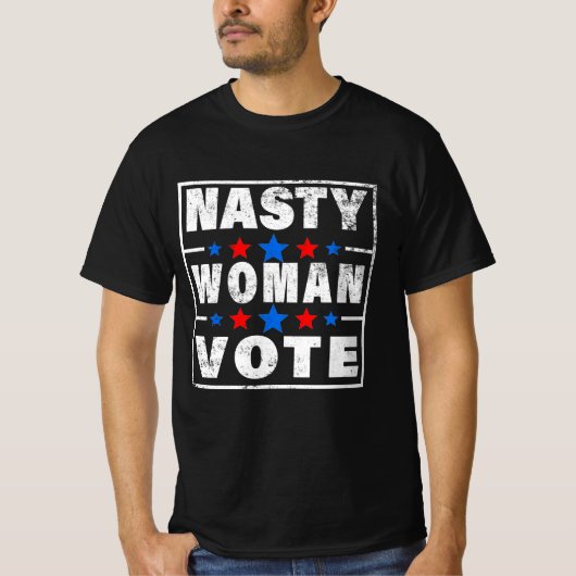 女扱いにく子投票 Tシャツ (正面)