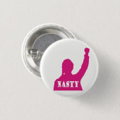 女扱いにく性はアレタに残る 缶バッジ (正面&裏面)