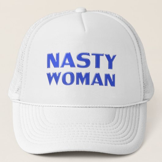 「女扱いにく性」コバルトブルー キャップ (正面)