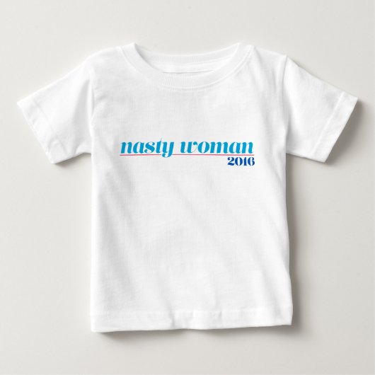 女扱いにく性 ベビーTシャツ (正面)