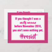 女扱いにく性 ポストカード (正面/裏面)