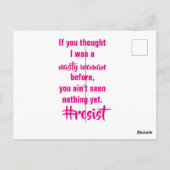 女扱いにく性 ポストカード (裏面)