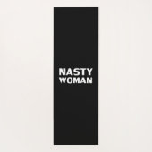 「女扱いにく性」白黒 ヨガマット (裏面)