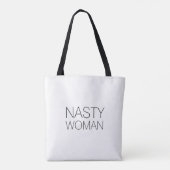 "女扱いにく性"黒い文字 – Tote Bag トートバッグ (裏面)