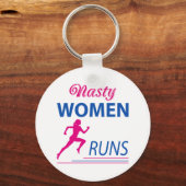 女扱いにく走 キーホルダー (正面)