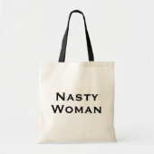 女扱いにく黒はっきりしたタイポグラフィ トートバッグ (正面)