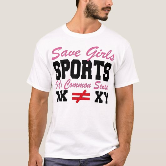 女救の子のスポーツそれが常識であるXX違う T Tシャツ (正面)