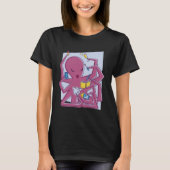 女数々のタコ Tシャツ (正面)