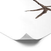 女日本のと鶴（18世紀） ポスター (角)