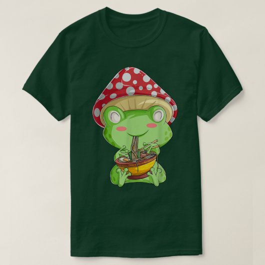 女日本の子用ラーメンシャツ Tシャツ (デザイン正面)