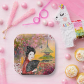 女日本の性の場面 ペーパープレート (パーティー)