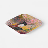 女日本の性の場面 ペーパープレート (傾斜あり)