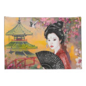 女日本の性の場面 枕カバー (裏面-右)