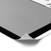 女日本の芸者ヴィンテージ ポスター (角)