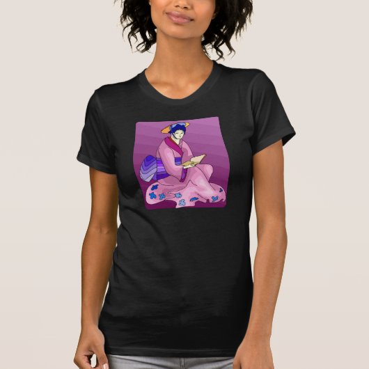 女日本の読の Tシャツ (正面)