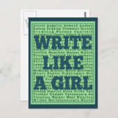 女書子の孔雀 ポストカード (正面/裏面)