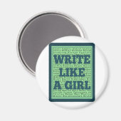 女書子の孔雀 マグネット (正面/裏面)