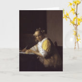 女書性 カード (黄色い花)