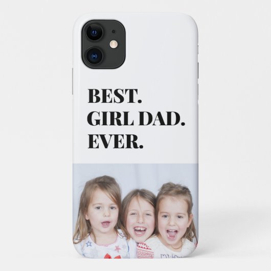 女最高のの子のパパEver写真 Case-Mate iPhoneケース (裏面)