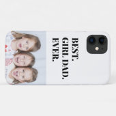 女最高のの子のパパEver写真 Case-Mate iPhoneケース (裏面(横))