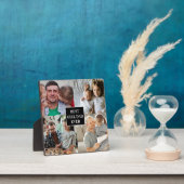 女最高のの子パパEver Father's Day 4 Photo collage フォトプラーク (インサイチュ)